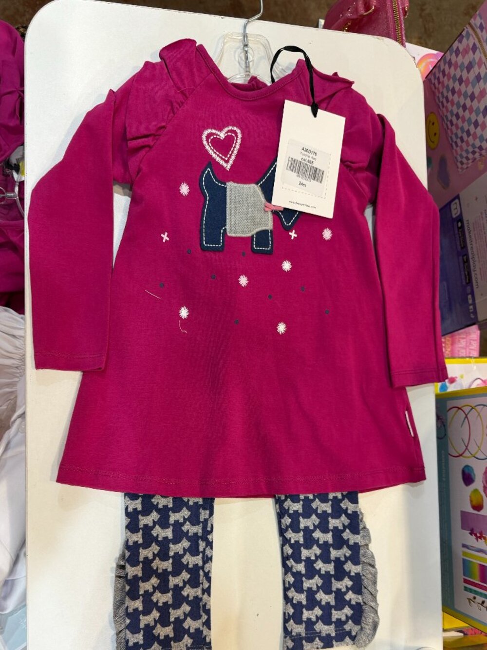 NWT Deux Par Deux Tunic + Legging Set